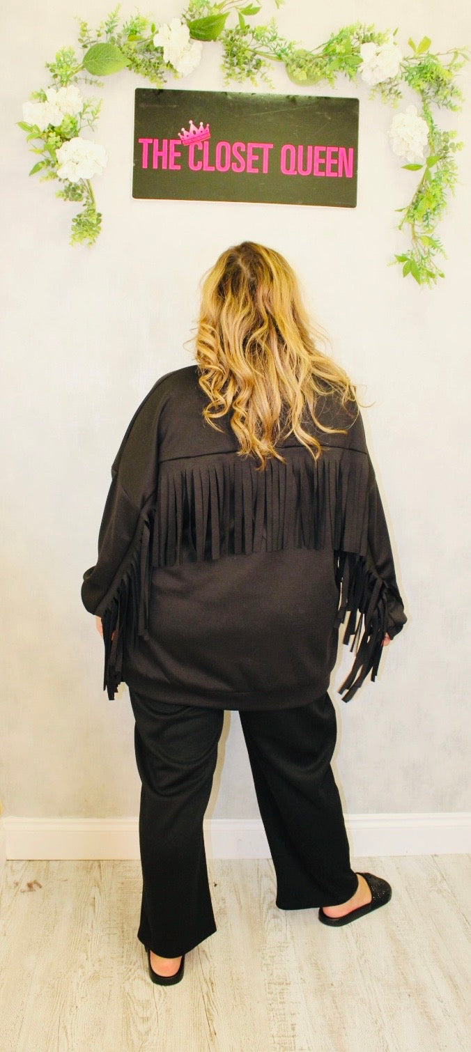 Western Oversize Bounce Top