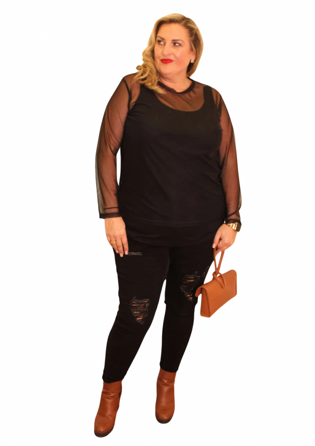 Sheer Top Plain