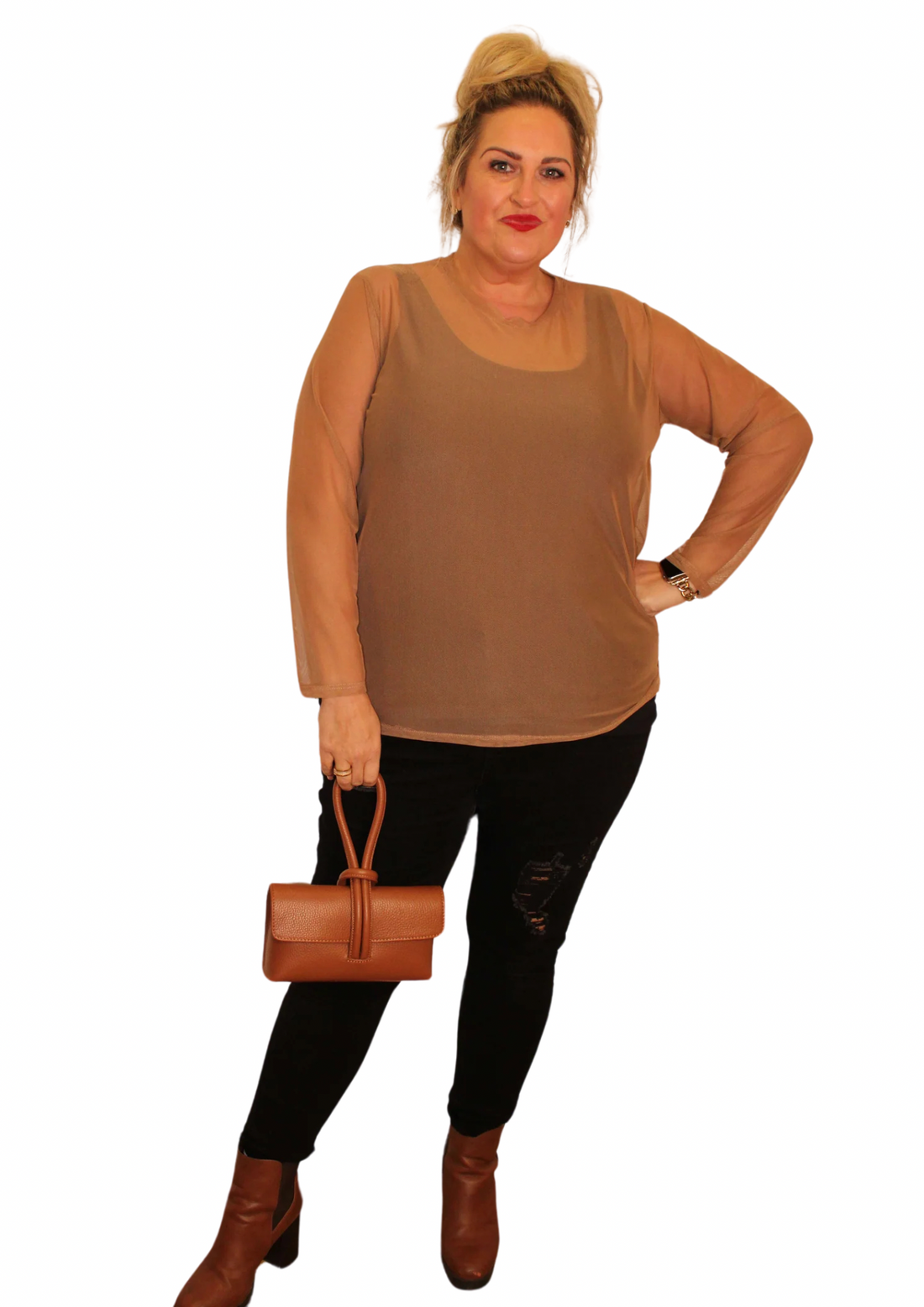 Sheer Top Plain
