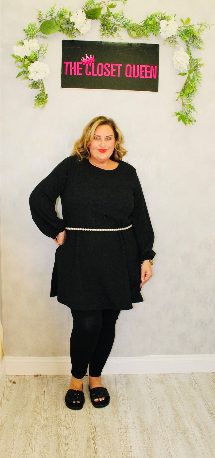 Twinny Aline Shimmer Dress