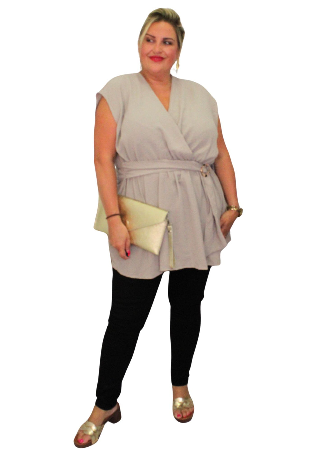 Drop Belt Buckle Top