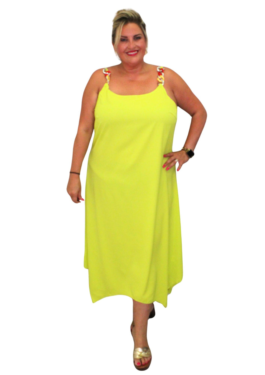 Link Strap Maxi Dress