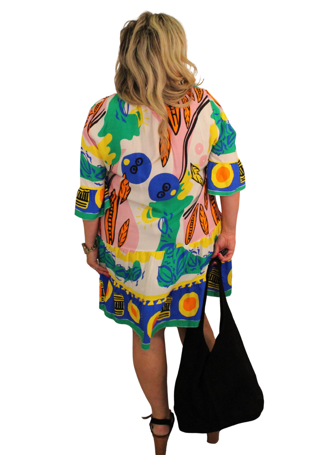 Morg Open Collar Dress
