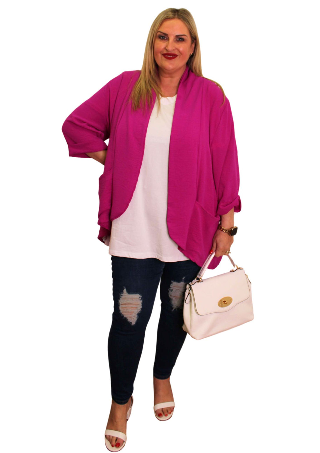 Drape Light Jacket Plain