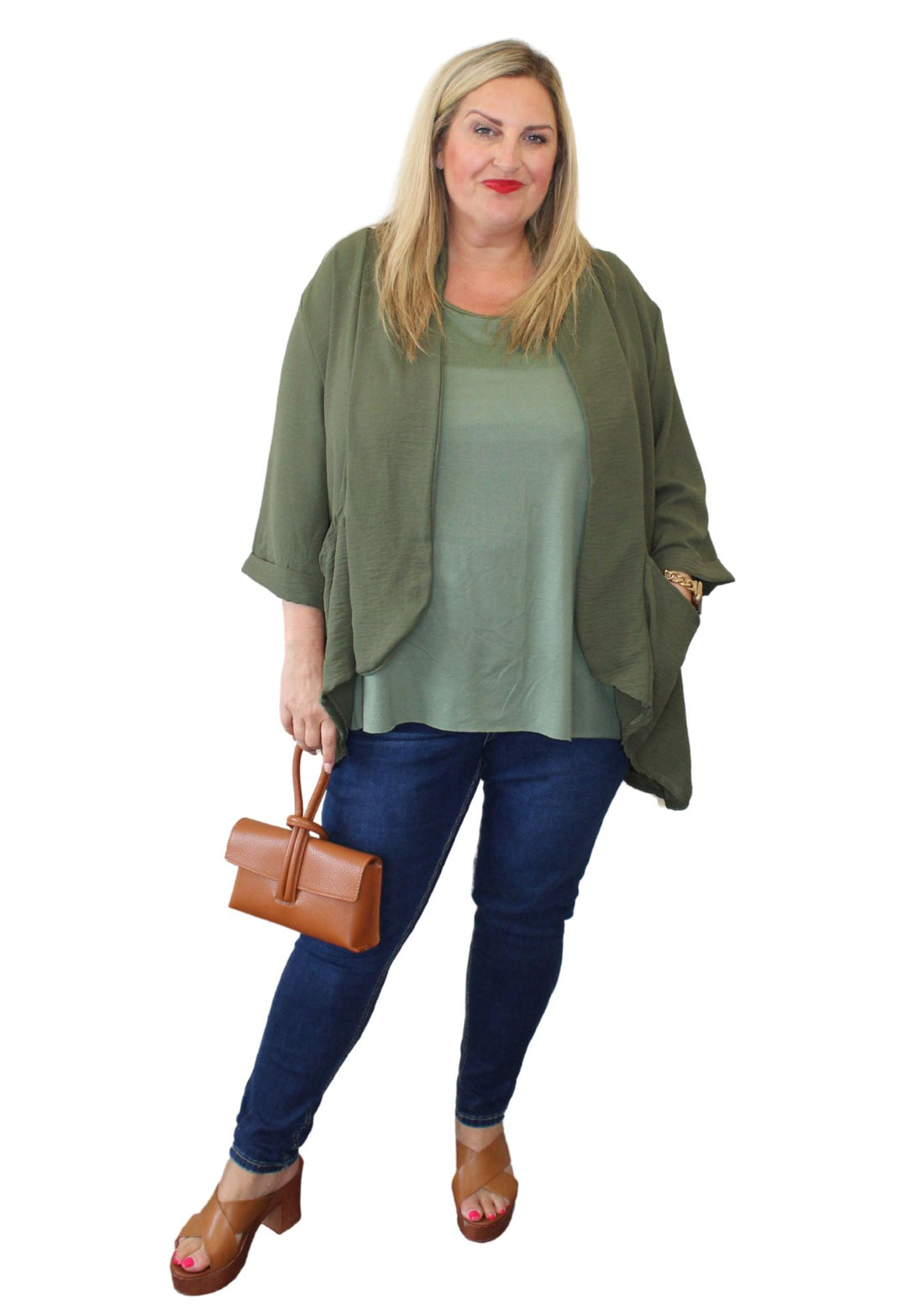 Drape Light Jacket Plain