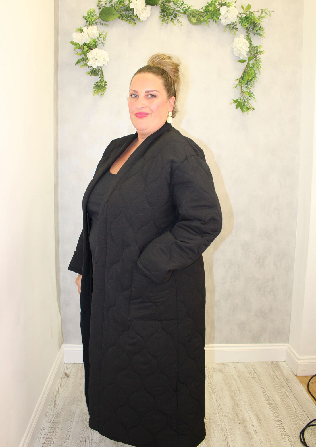 Jacquard Quilt Edge To Edge Coat