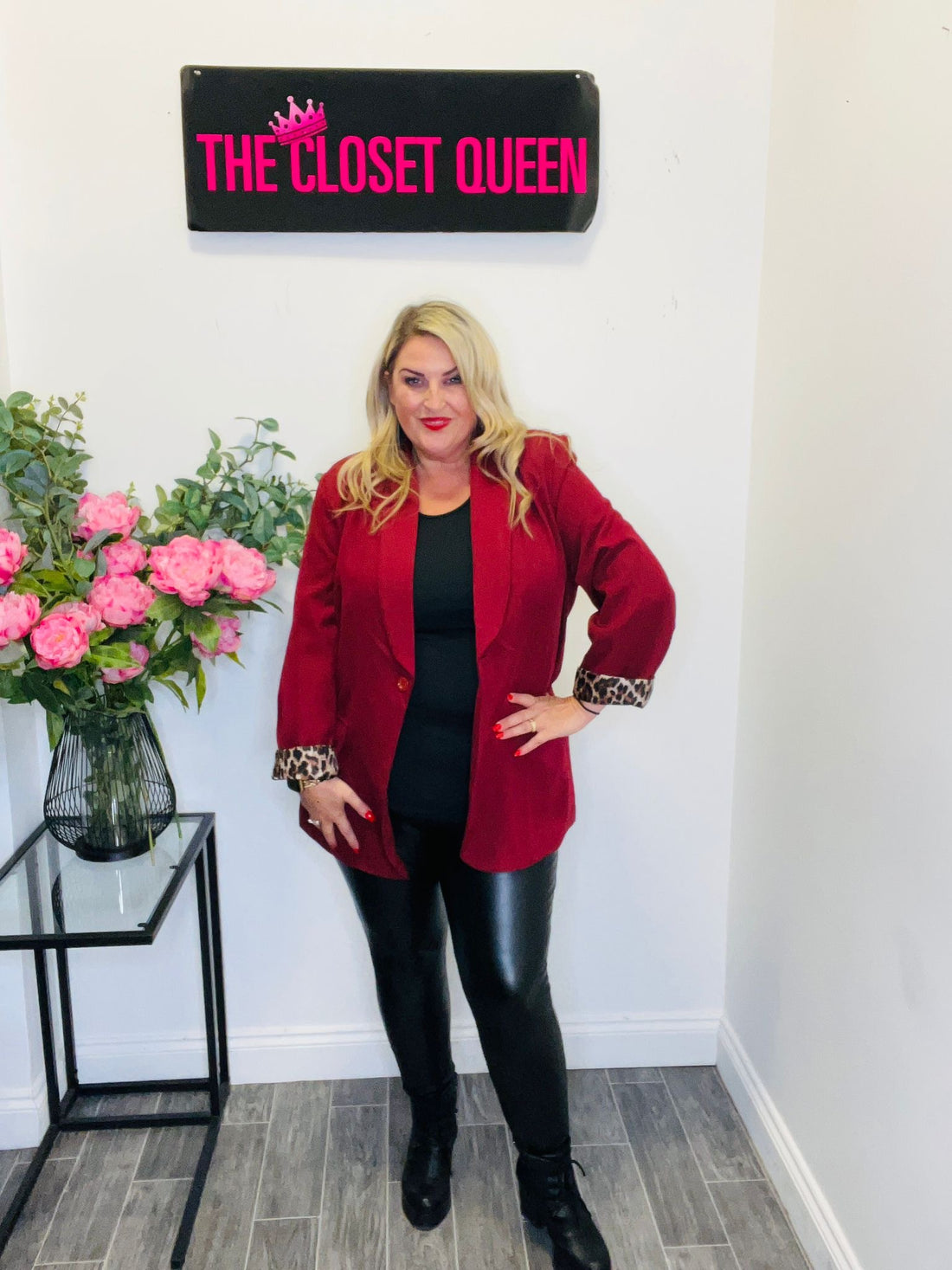 Leopard Lined Blazer