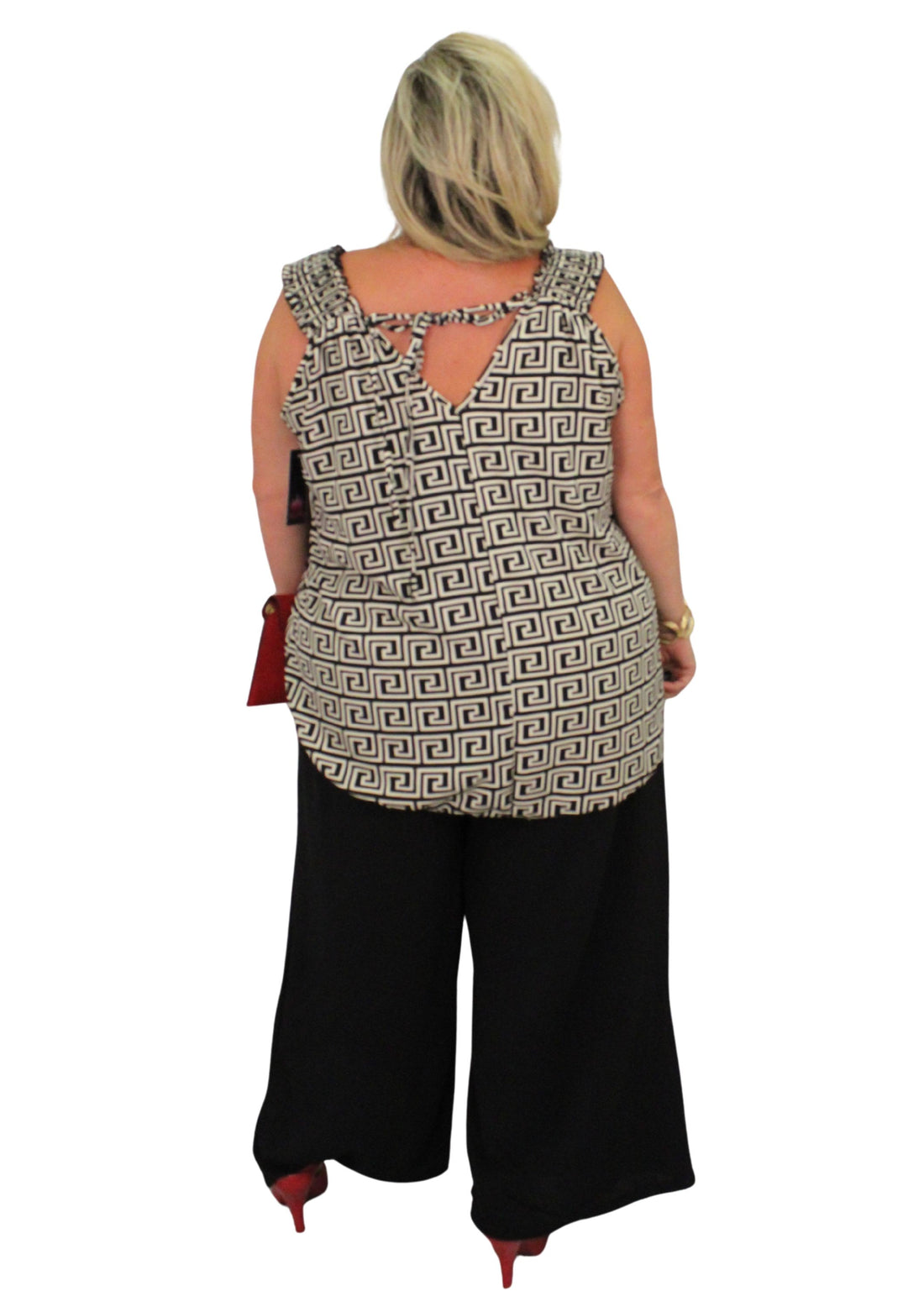 Peros Swing Top Sleeveless Geo