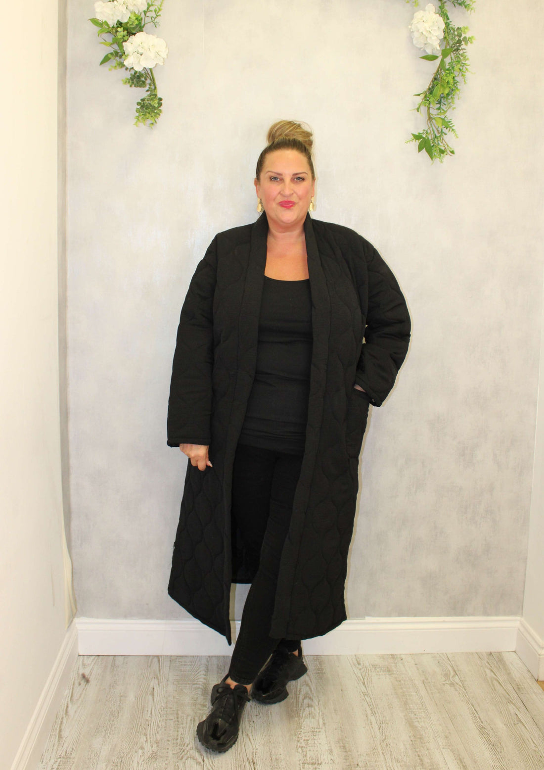 Jacquard Quilt Edge To Edge Coat