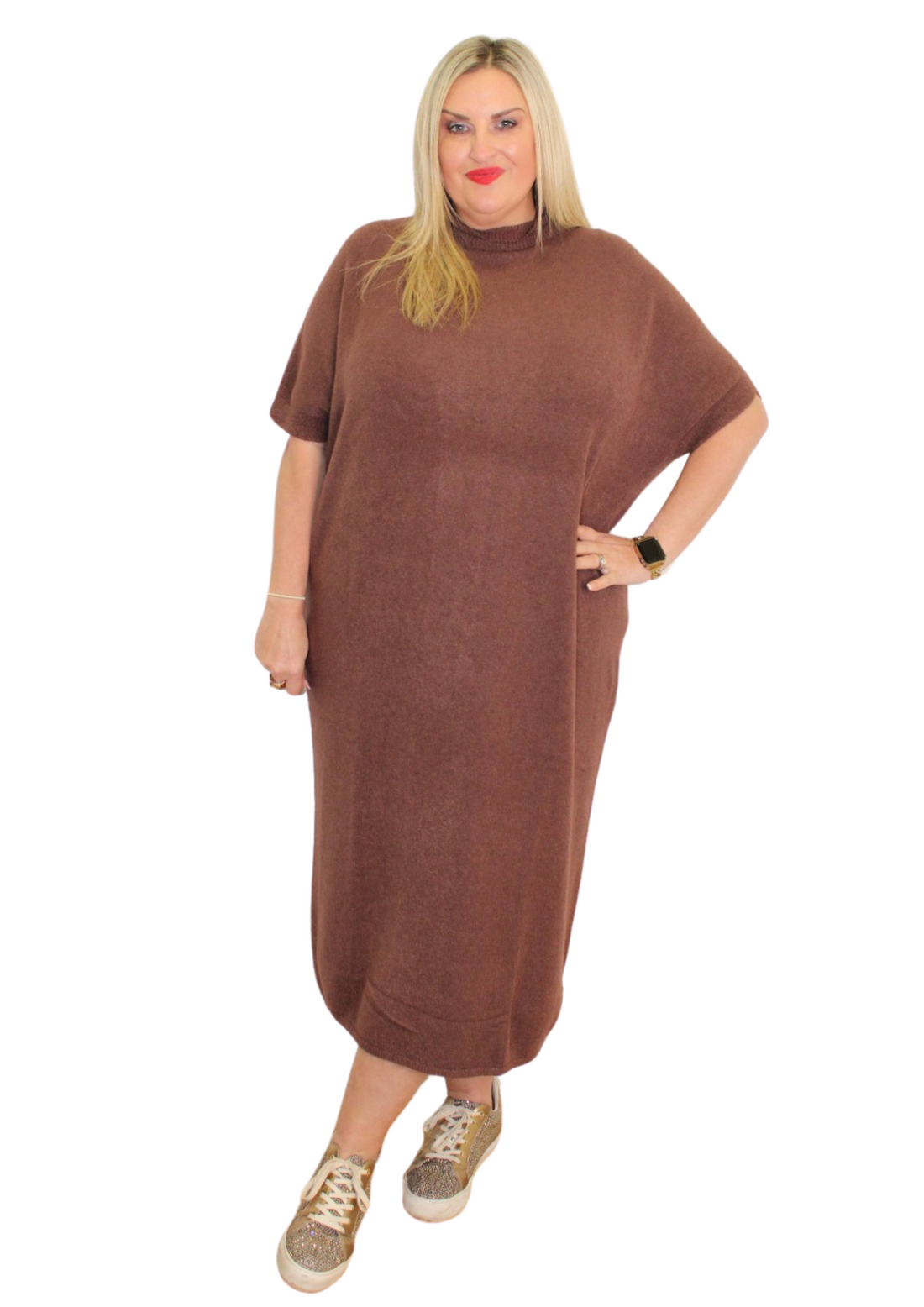 Square Jumper Maxi Dress