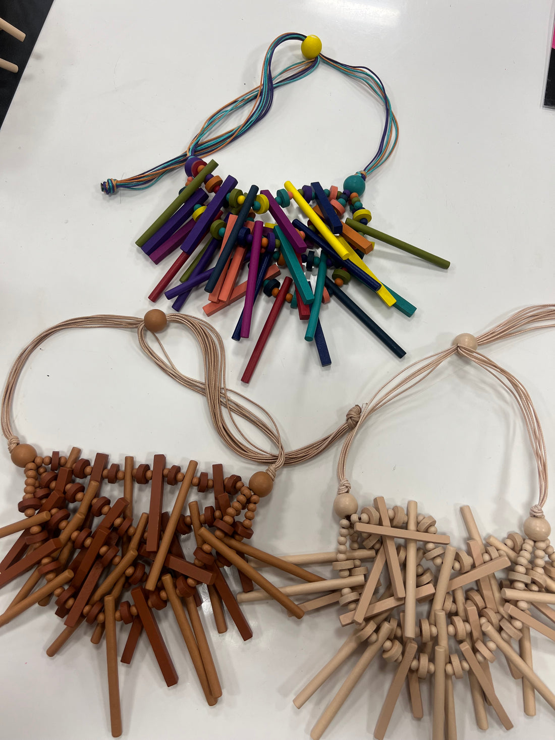 Chopstick necklace