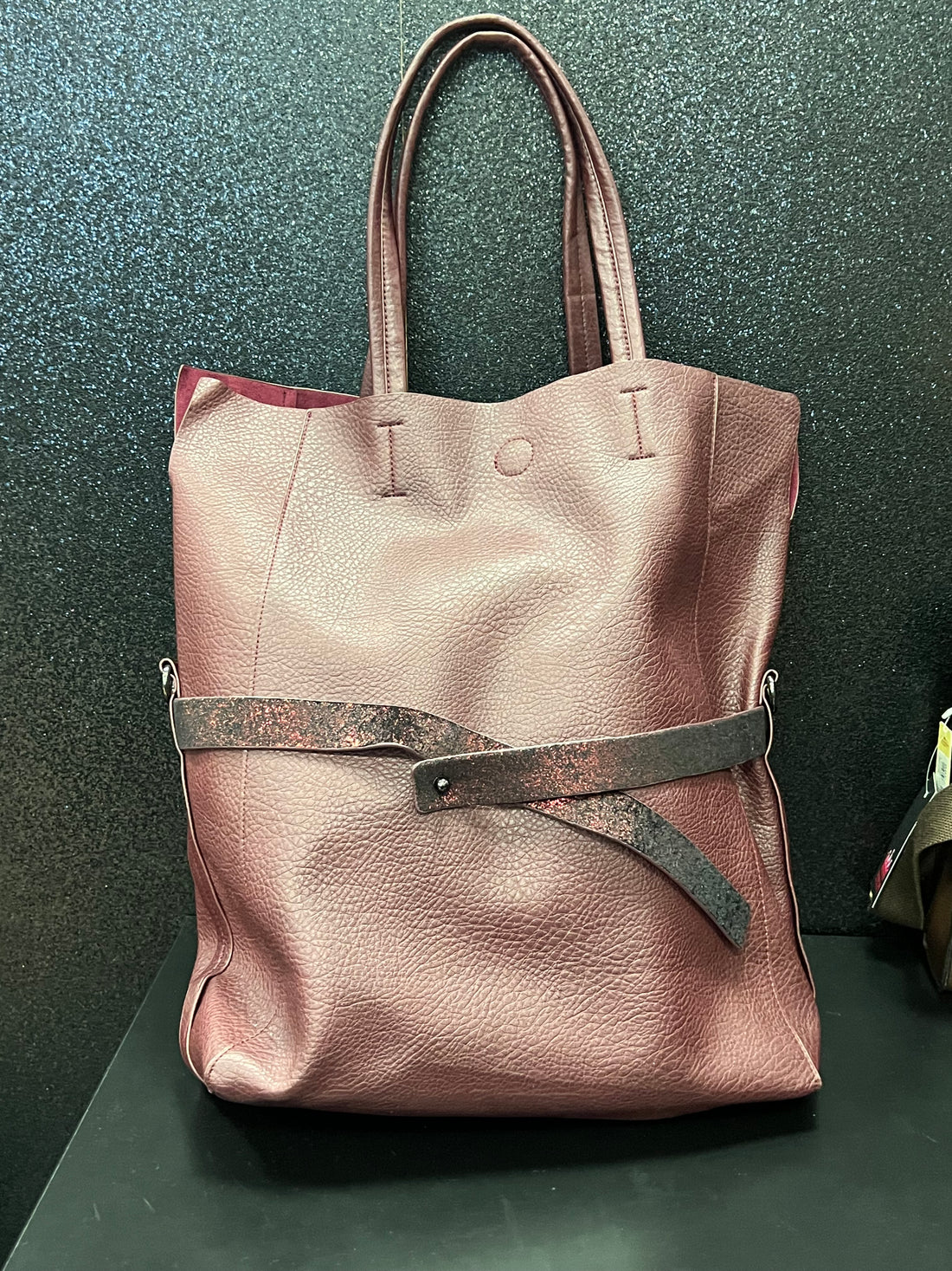 Sparkly Belt Shopper Bag