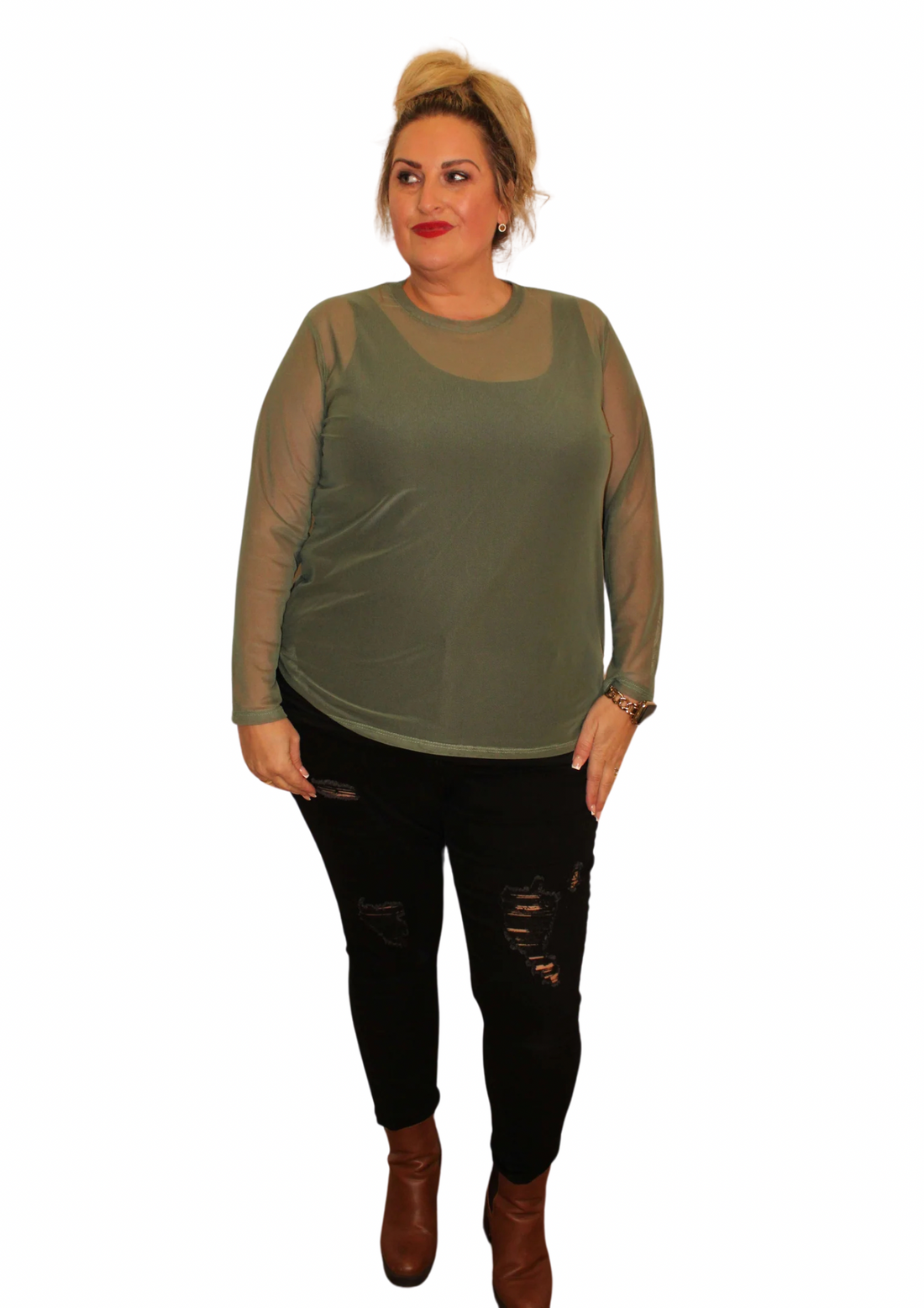 Sheer Top Plain