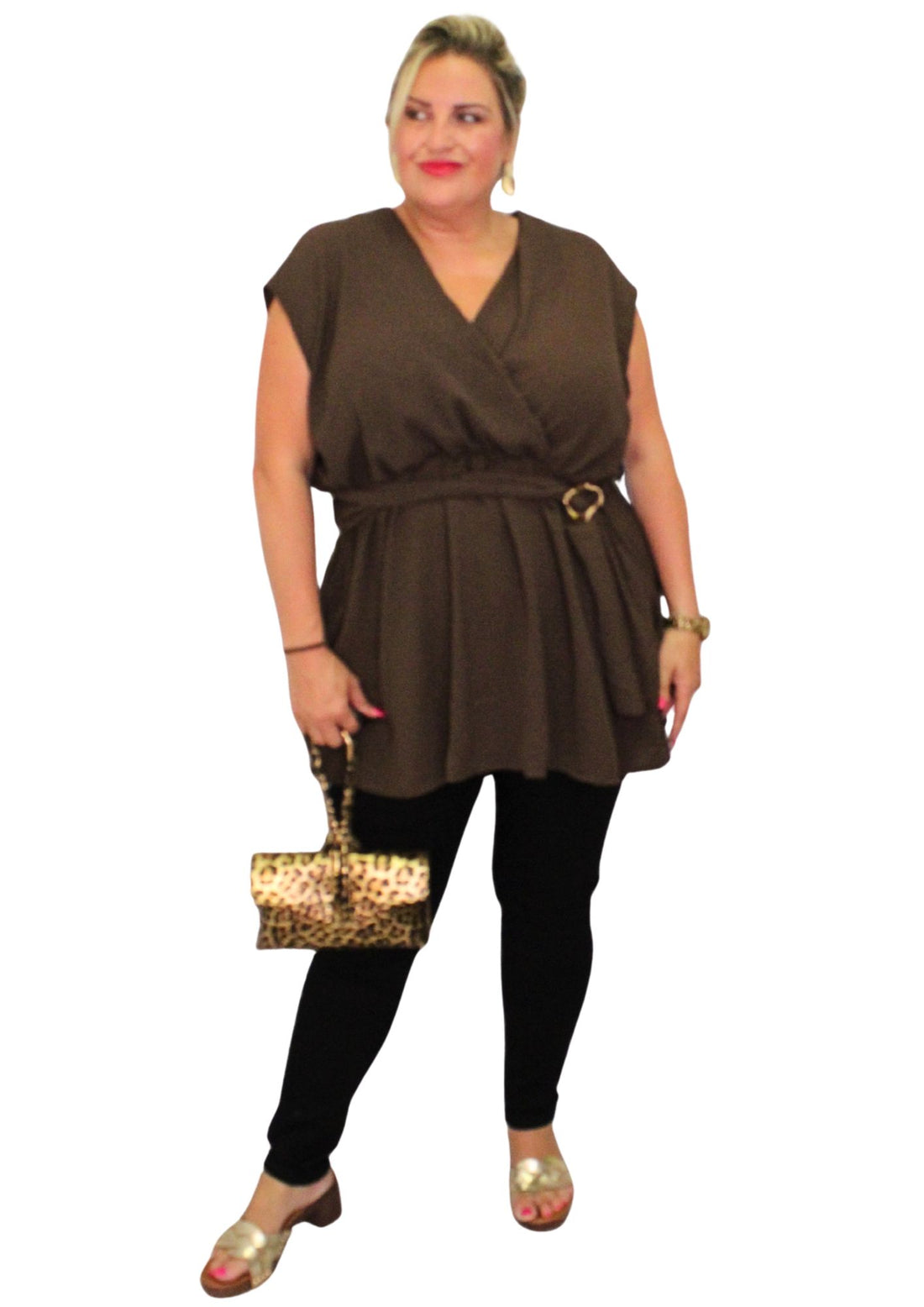 Drop Belt Buckle Top