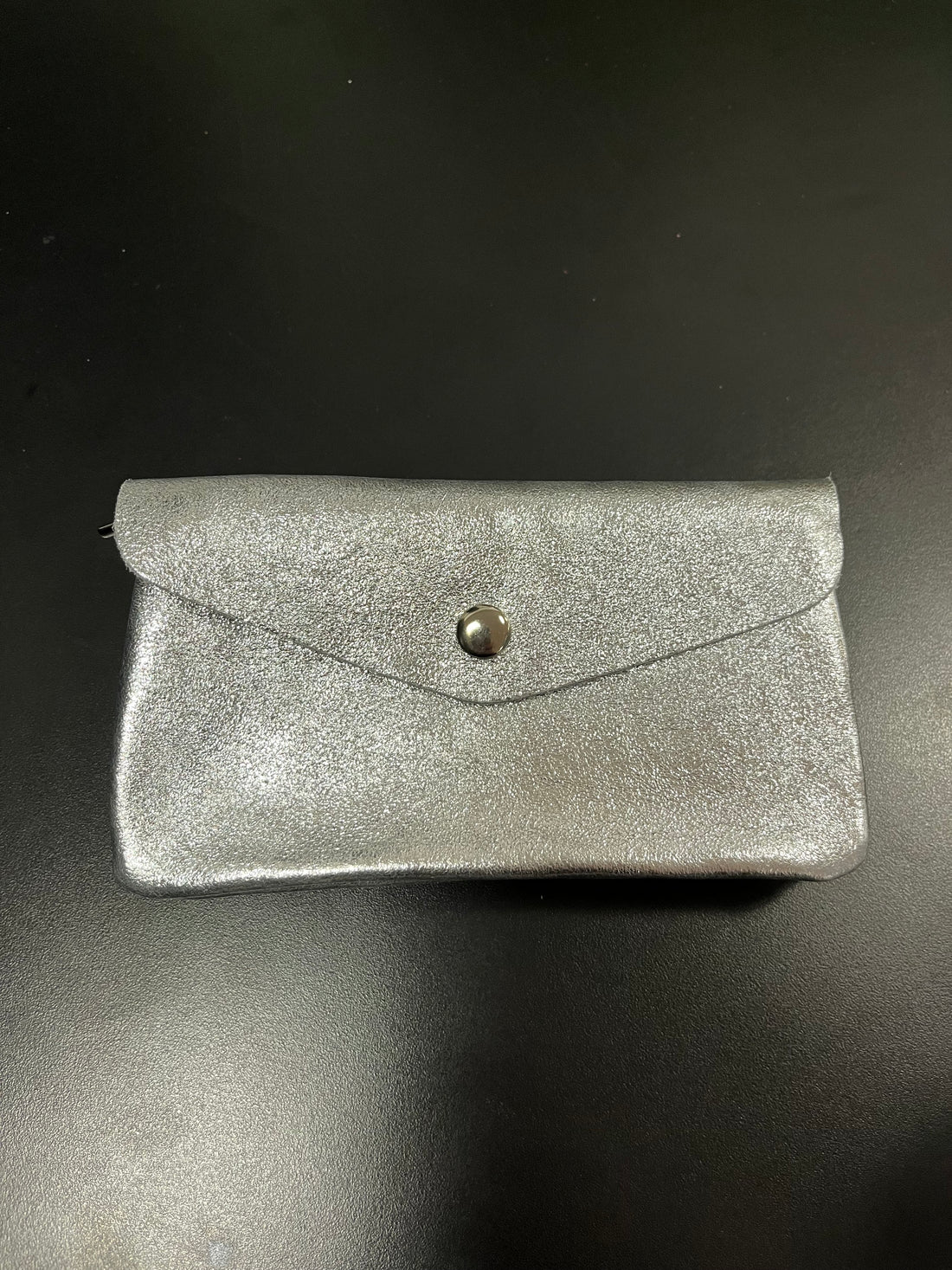 Coin Purse Leather Mid Metallic