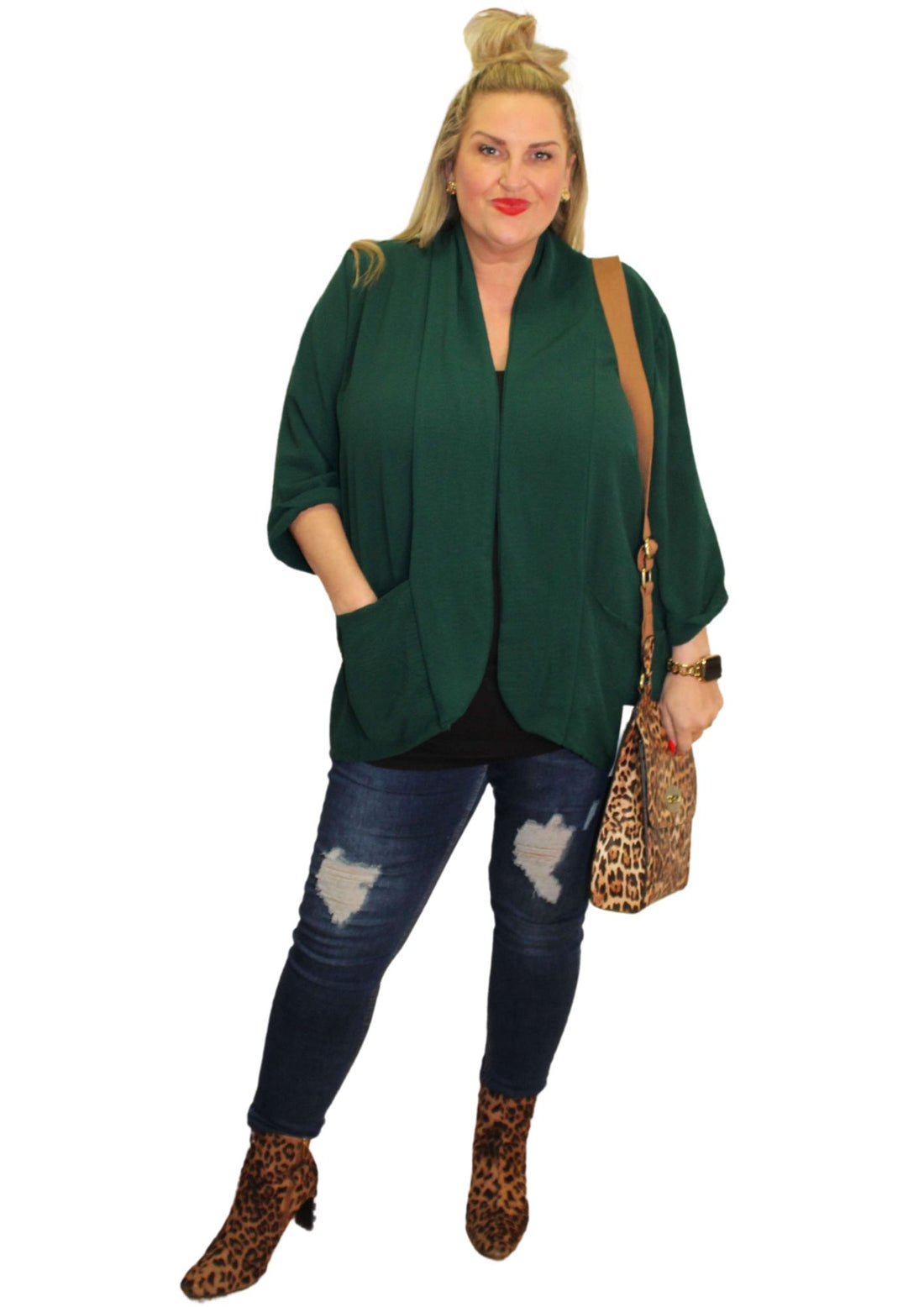 Drape Light Jacket Plain