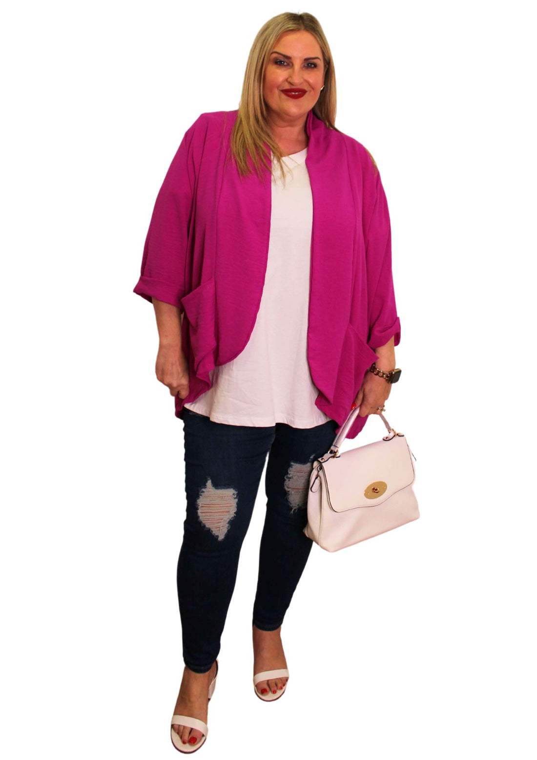 Drape Light Jacket Plain
