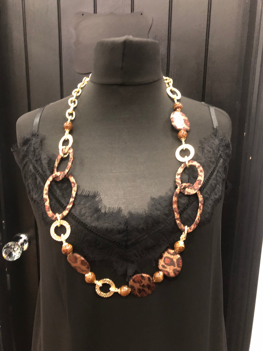 Leopard Loop Necklace