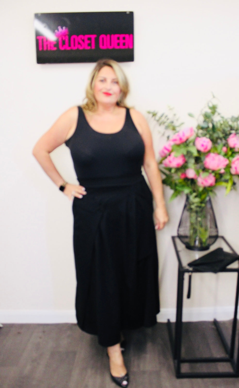 Button Angle Bow Skirt