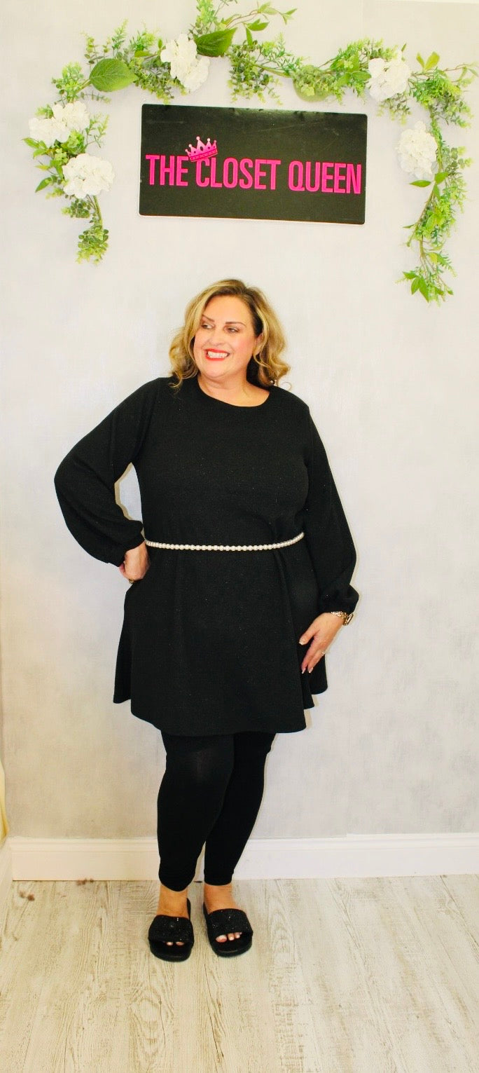 Twinny Aline Shimmer Dress