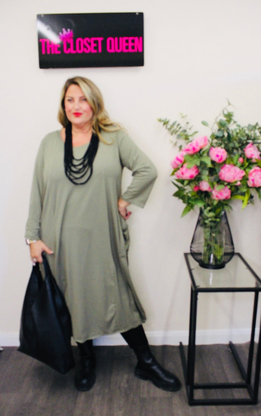 Middle Panel Side Pocket Dress