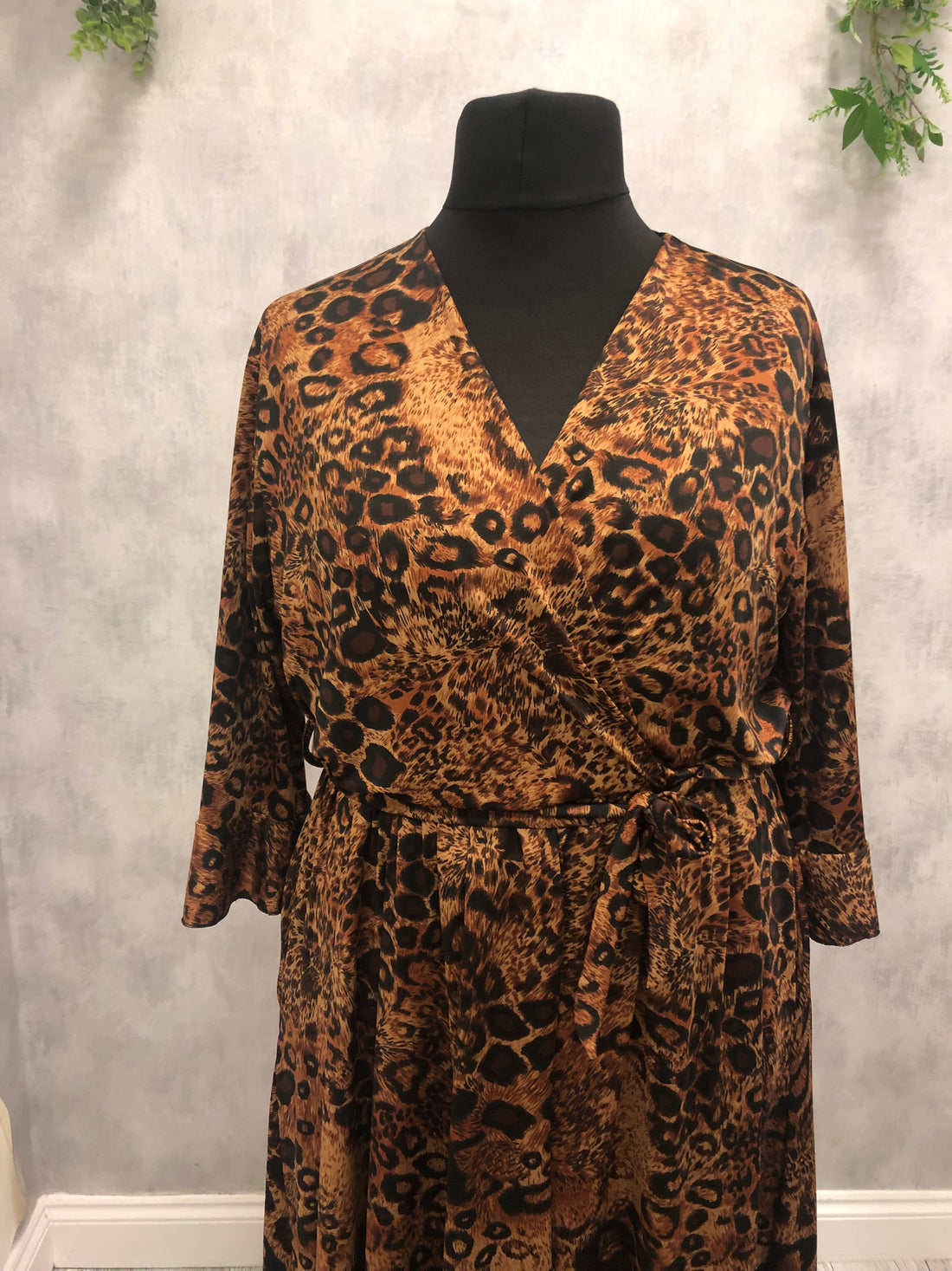 Capri Dress 3/4 Sleeve Ringo Animal