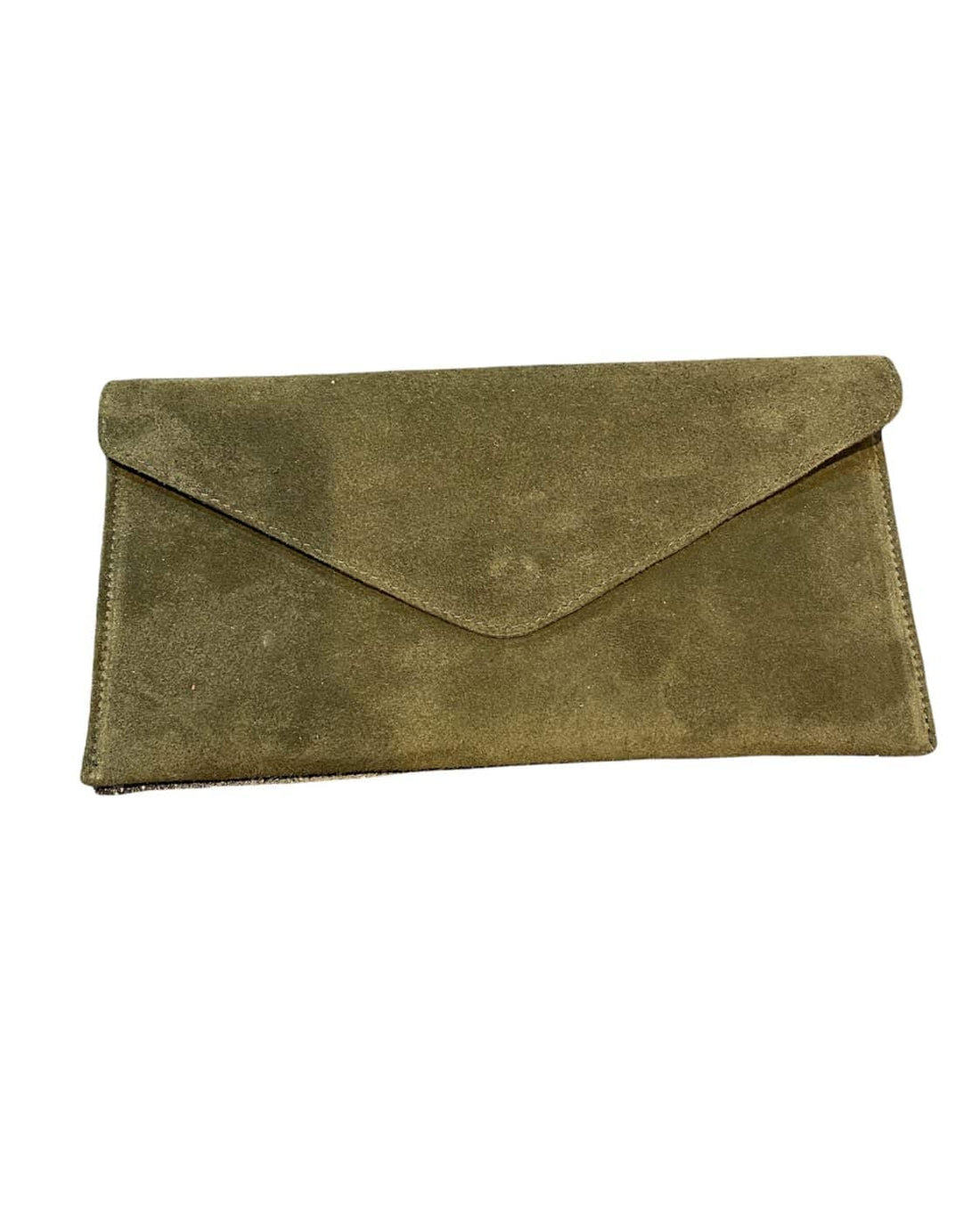 Envelope Clutch Suede Leather