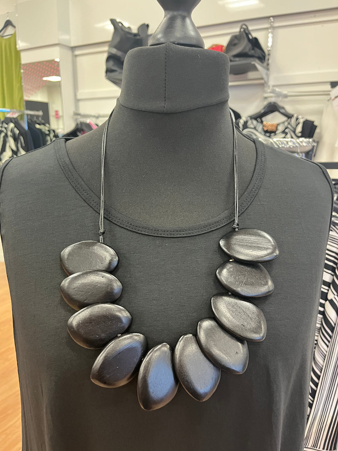 Pebble Wood Necklace