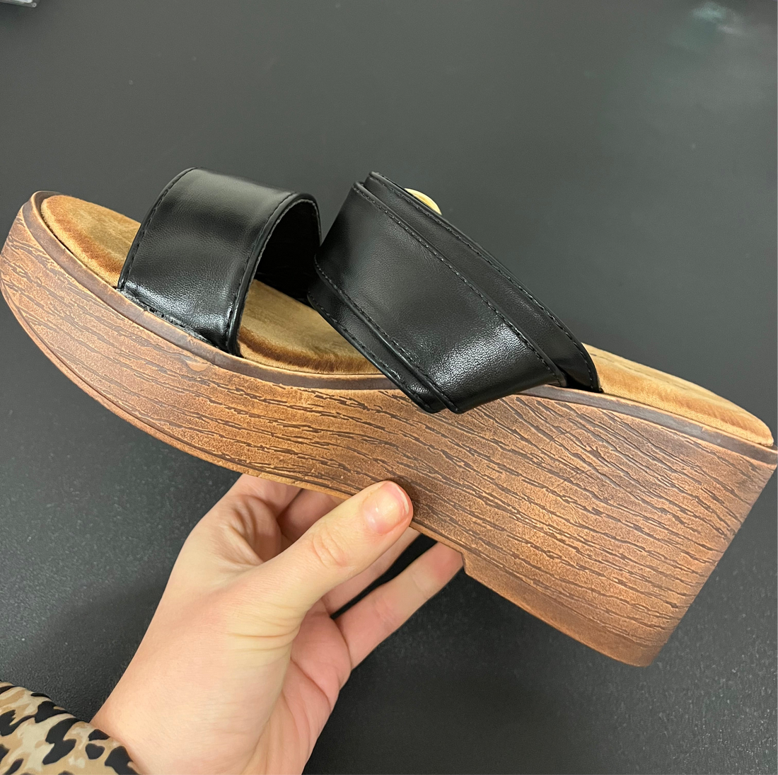 Two Strap Wedge Sandals