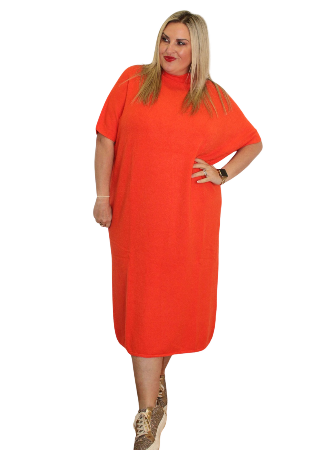 Square Jumper Maxi Dress