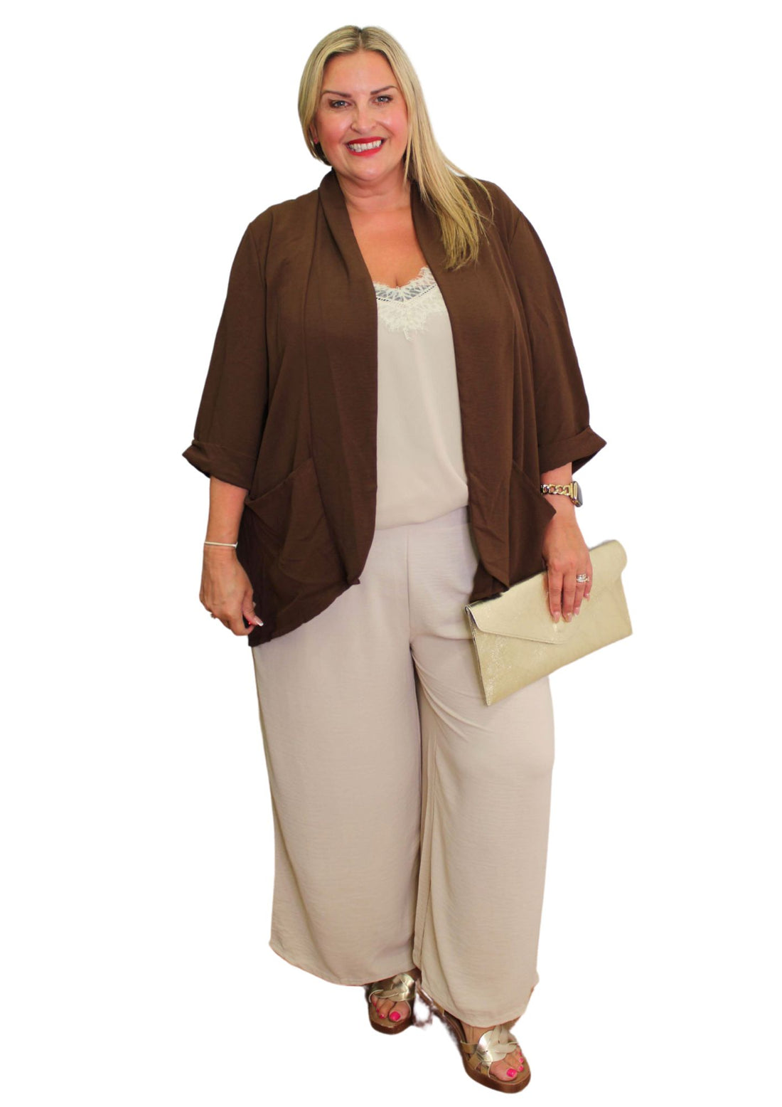 Drape Light Jacket Plain