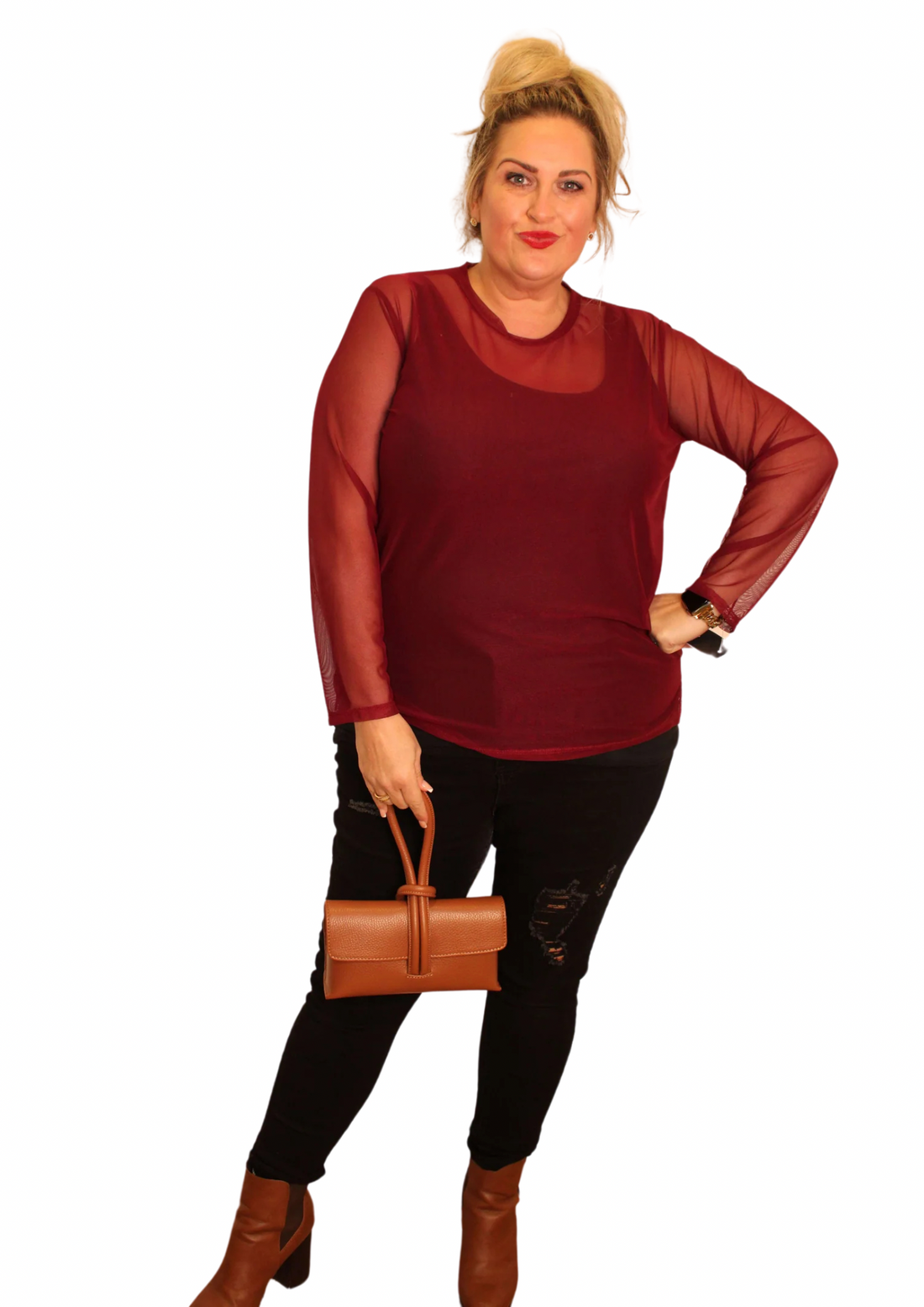 Sheer Top Plain