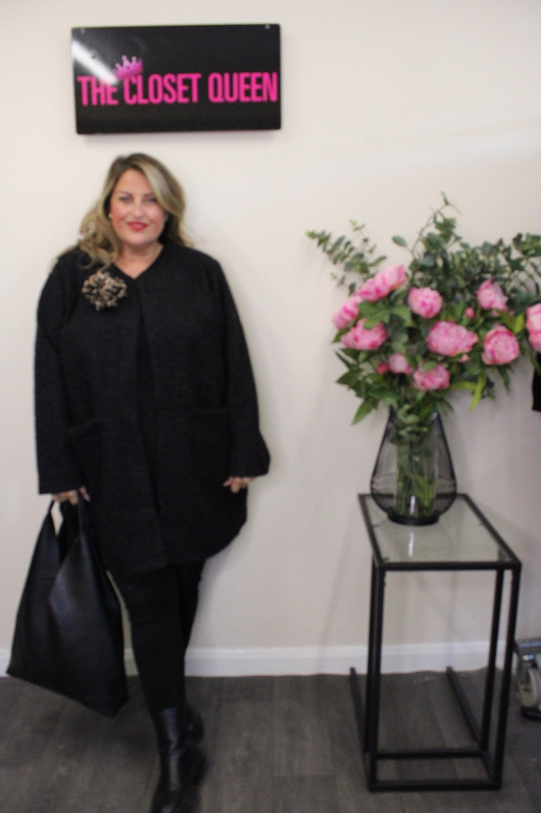 Eyelash Leopard Flower Coat