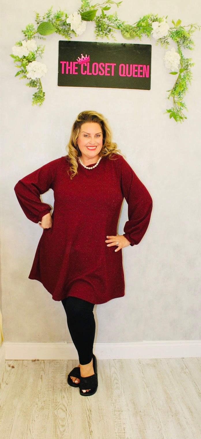 Twinny Aline Shimmer Dress