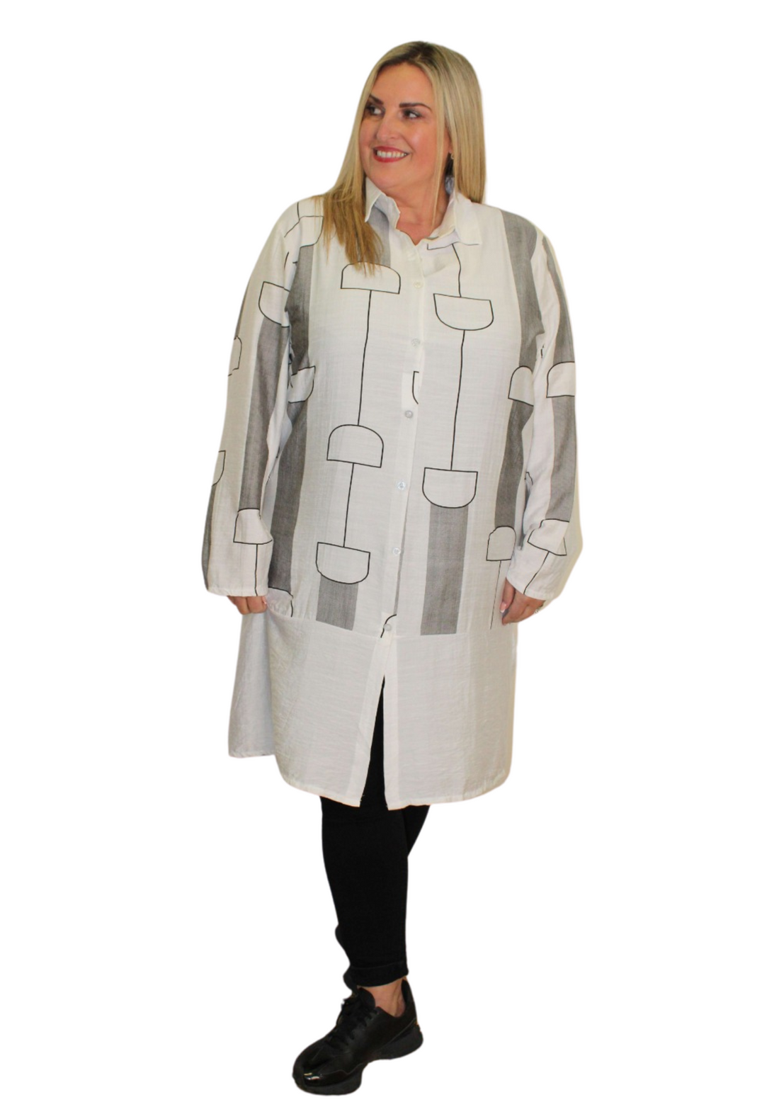 Frow Shirt Dress