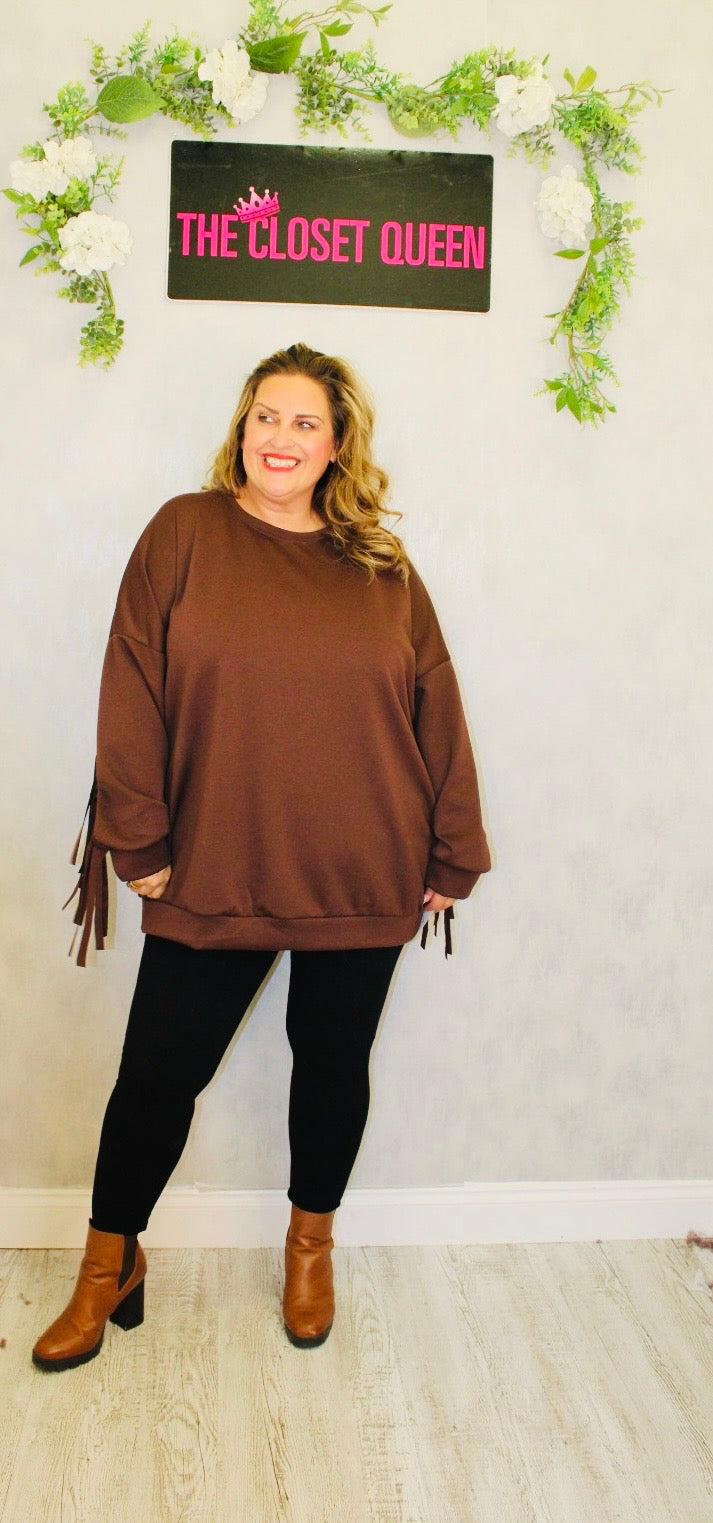 Western Oversize Bounce Top