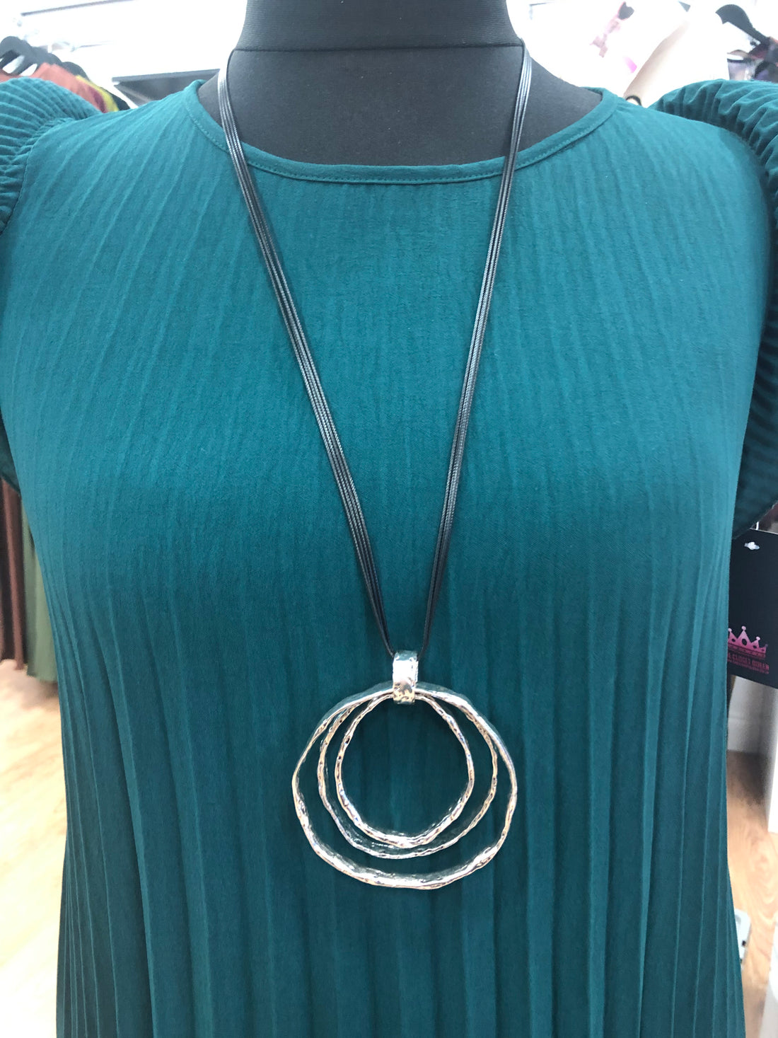 Triple Circle Rope Necklace