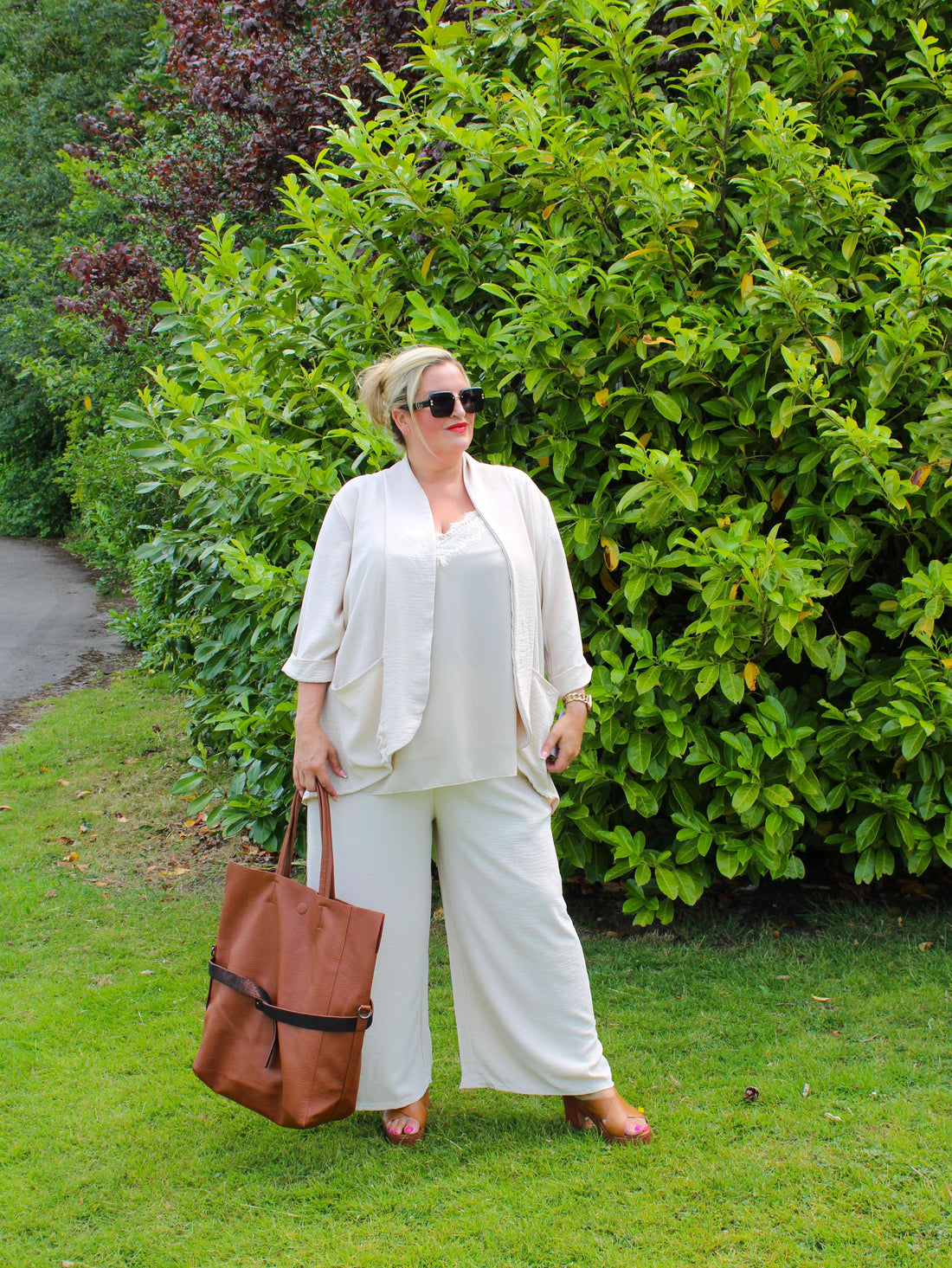 Sheered Top Trouser Plain