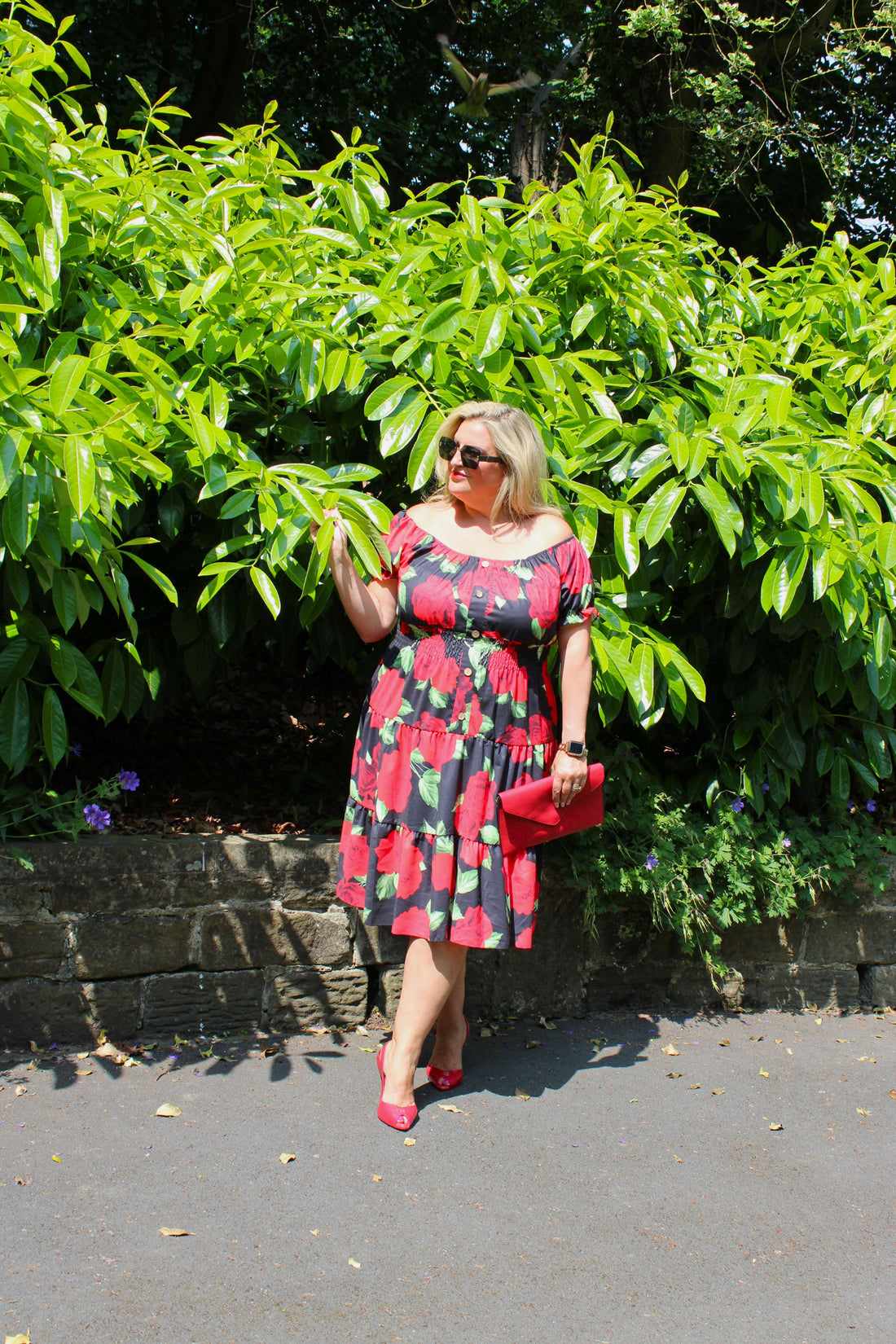 Rosa Dress Rose Print