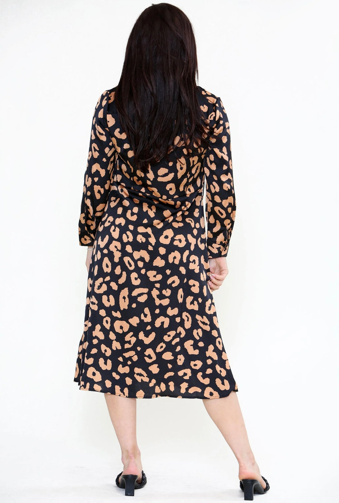 Double pocket shirt dress bold animal princess boutique