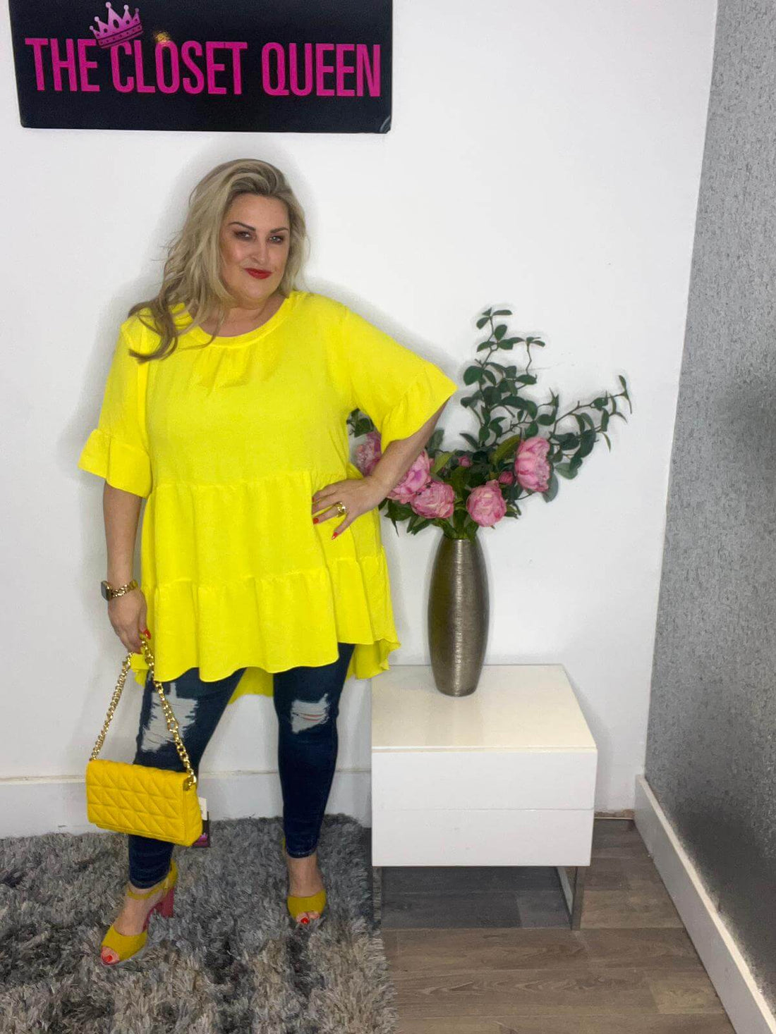 rm smock top yellow