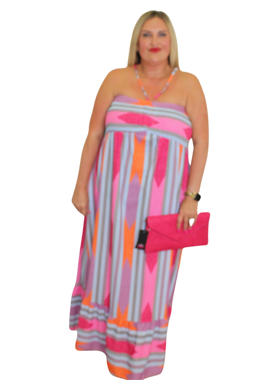 Sheered Arrow Dress