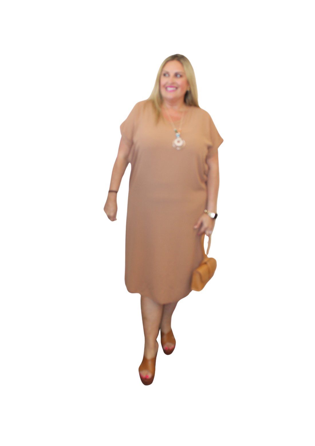Slit Side Simple Dress