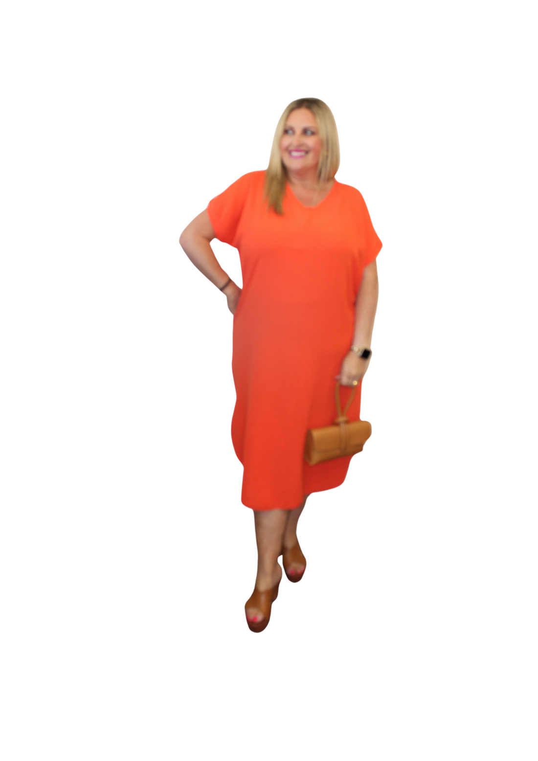 Slit Side Simple Dress