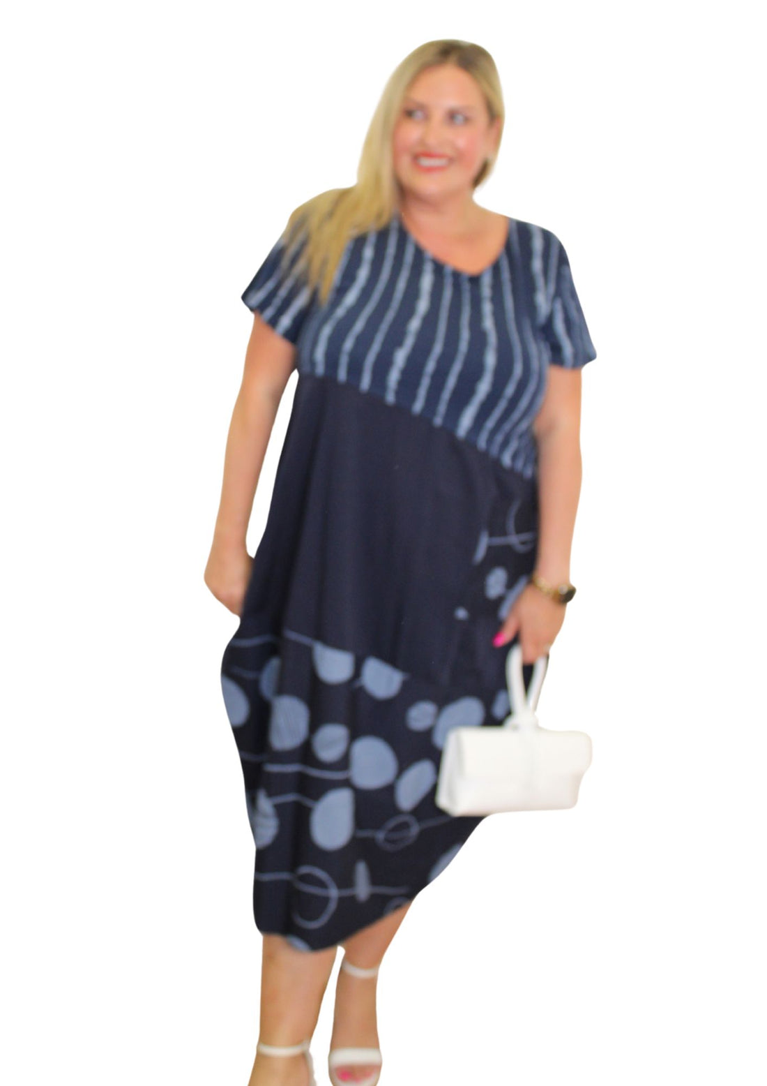 Stripe Spot Dress