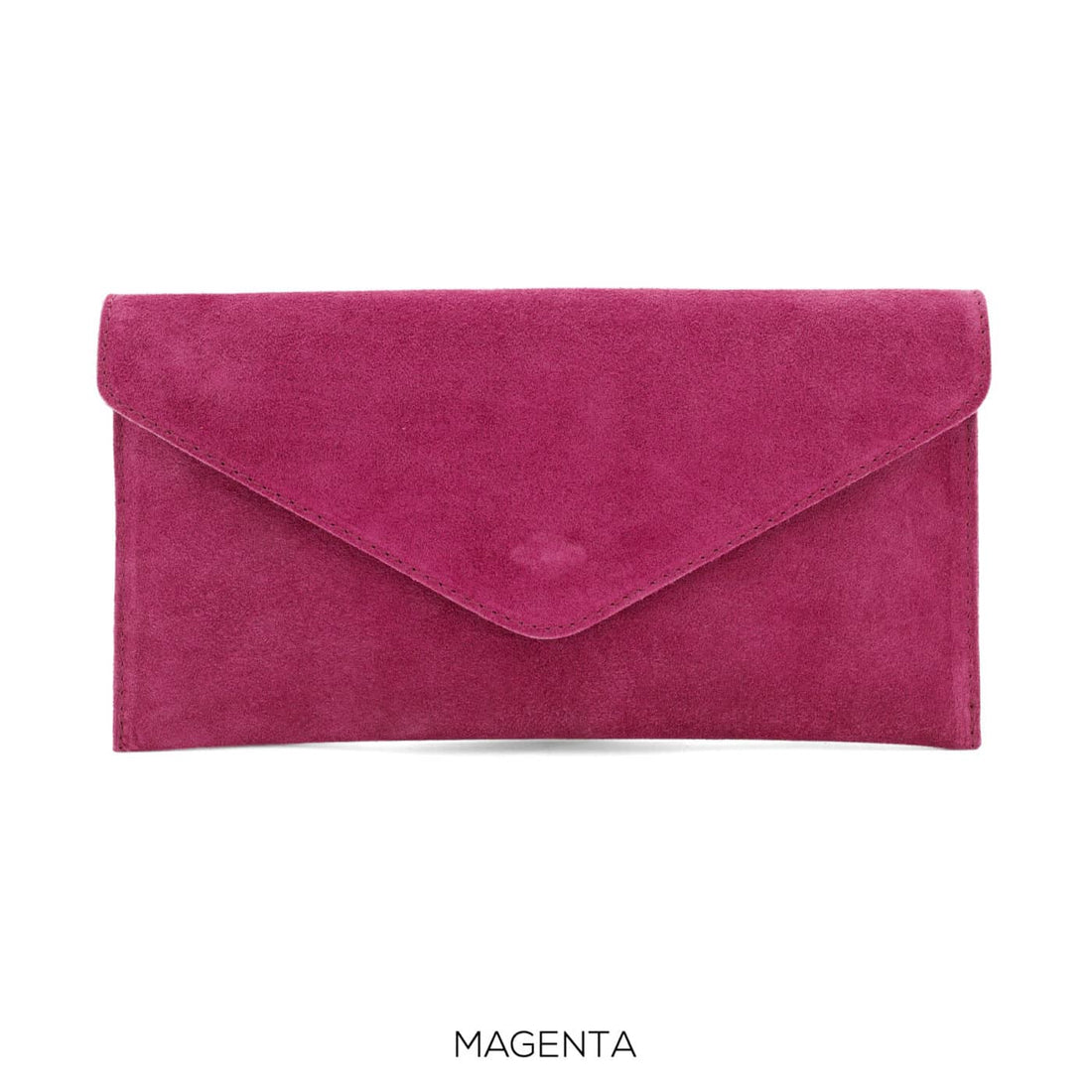 Envelope Clutch Suede Leather