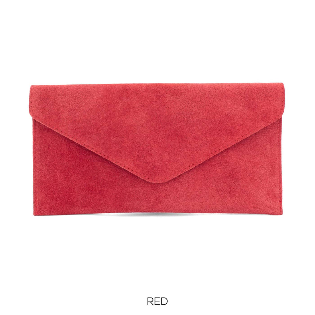 Envelope Clutch Suede Leather