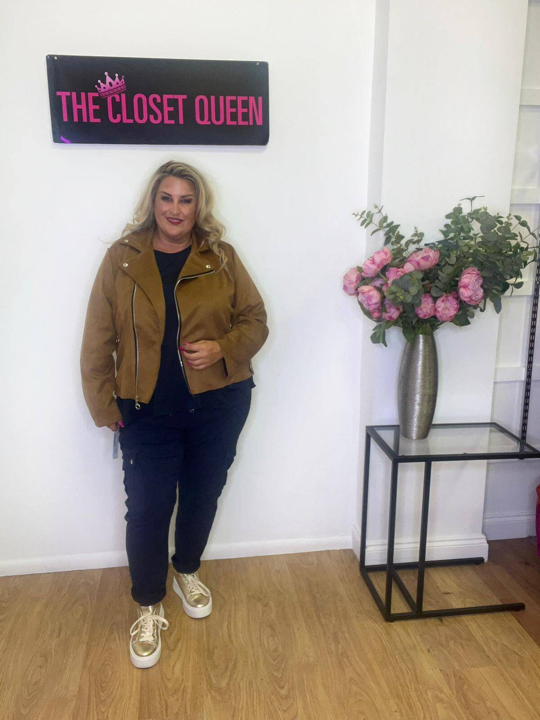 Suedette Biker Jacket
