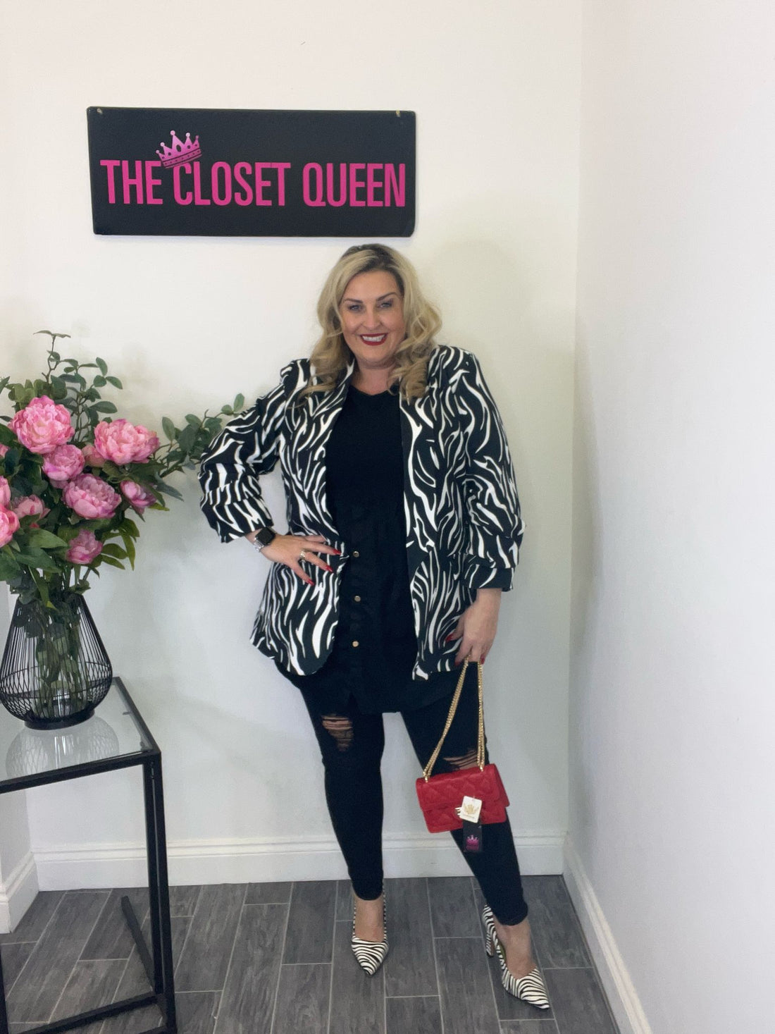 Shout Blazer Wavy Zebra