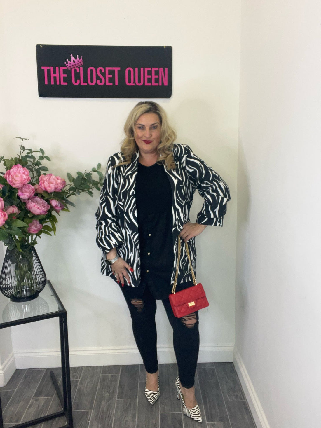 Shout Blazer Wavy Zebra